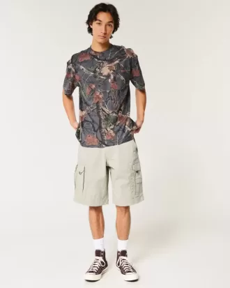 Pantaloncini cargo larghi