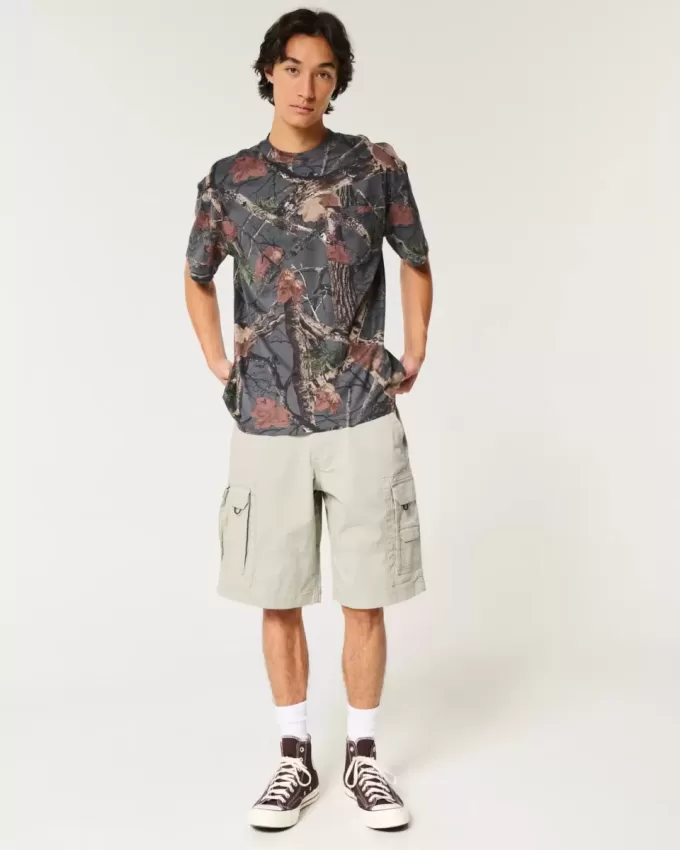 Pantaloncini cargo larghi
