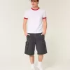 Pantaloncini cargo larghi fino al ginocchio