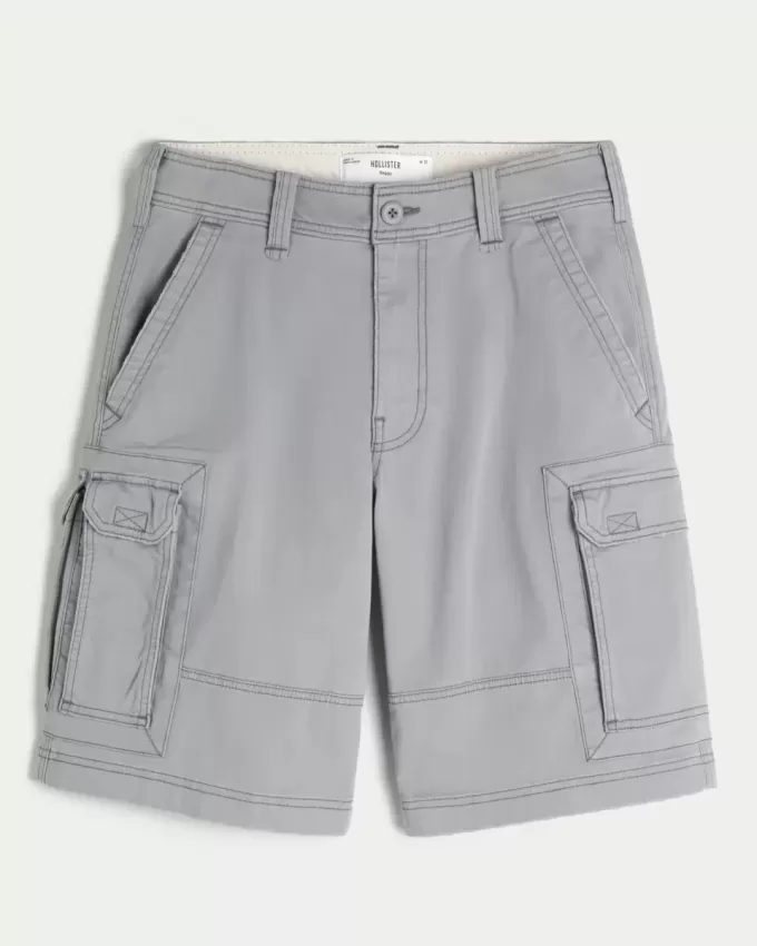 Pantaloncini cargo larghi fino al ginocchio