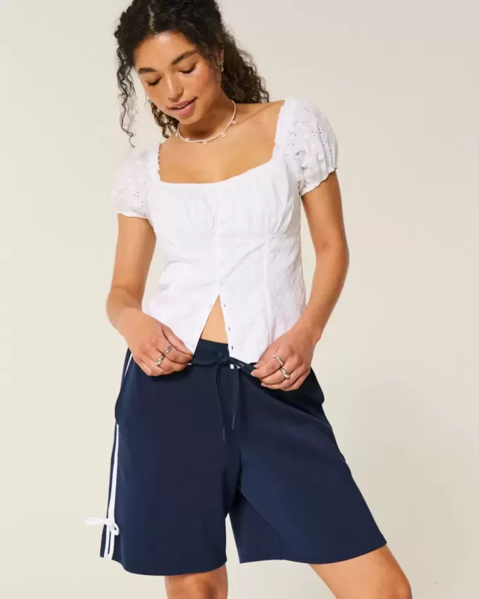 Pantaloncini con fiocco laterale Active Cooldown di Gilly Hicks