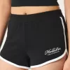 Pantaloncini con logo a vita alta Pantaloncini con logo a vita alta