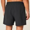Pantaloncini da bagno in seersucker a metà coscia