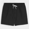 Pantaloncini da bagno in seersucker a metà coscia