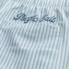 Pantaloncini da bagno in seersucker a metà coscia