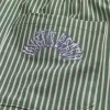 Pantaloncini da bagno in seersucker a metà coscia