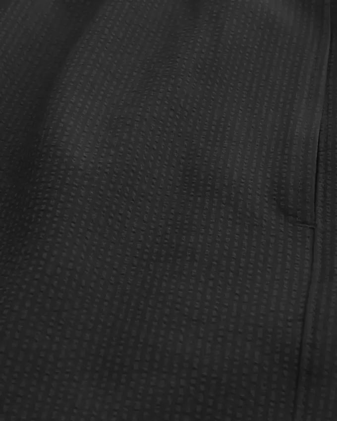 Pantaloncini da bagno in seersucker a metà coscia