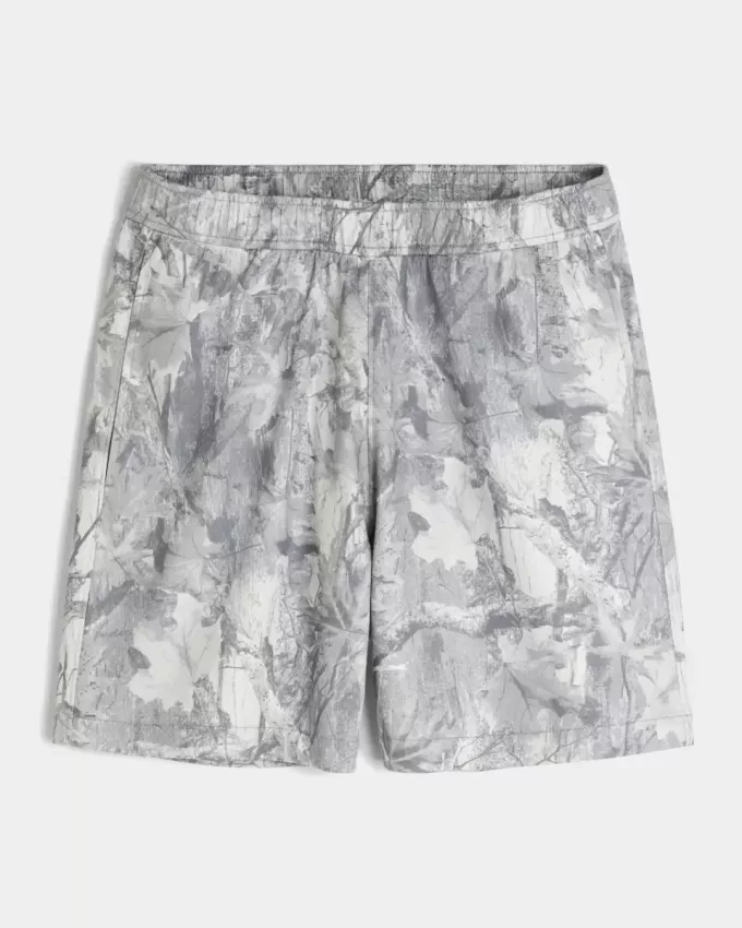 Pantaloncini da basket larghi mimetici