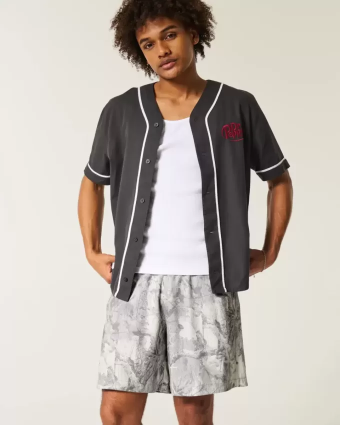 Pantaloncini da basket larghi mimetici