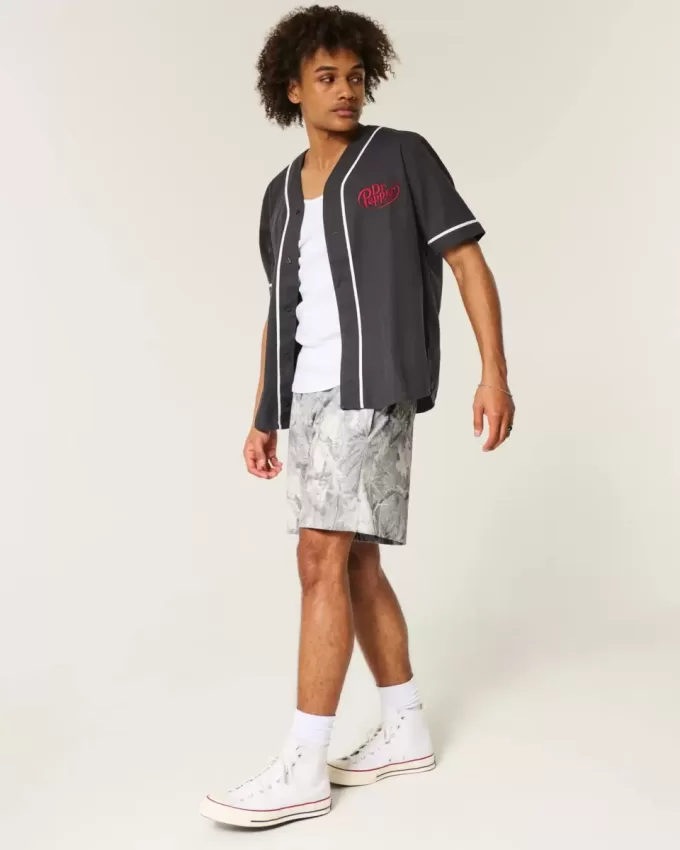 Pantaloncini da basket larghi mimetici