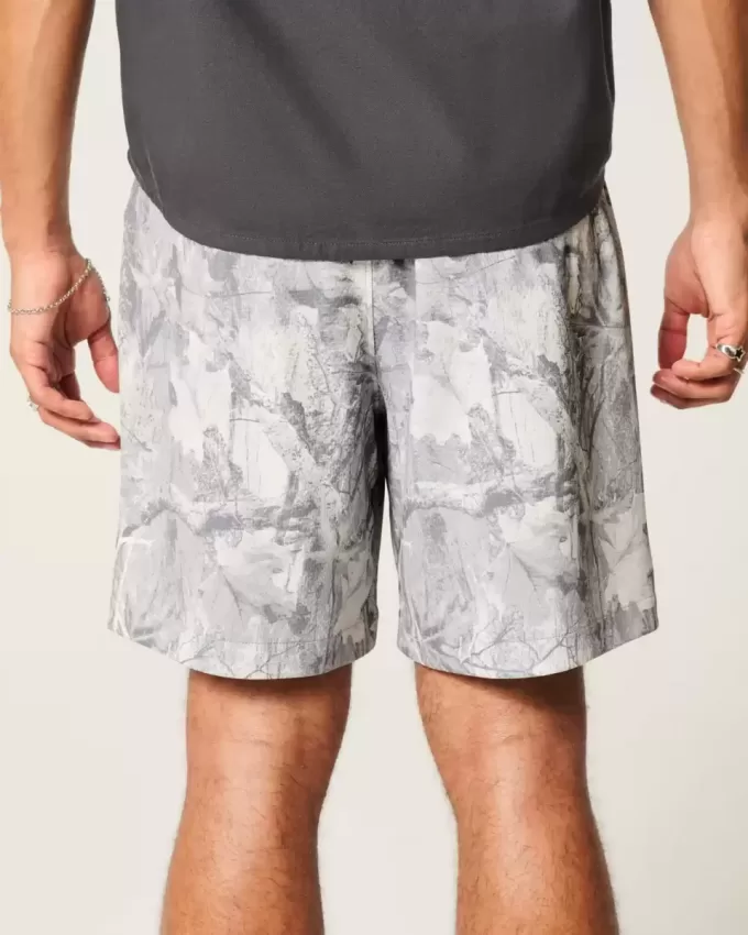 Pantaloncini da basket larghi mimetici
