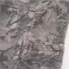 Pantaloncini da pittore in denim mimetico larghi