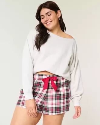 Pantaloncini di flanella con cravatta