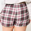 Pantaloncini di flanella con cravatta