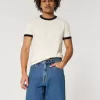 Pantaloncini di jeans larghi sopra il ginocchio