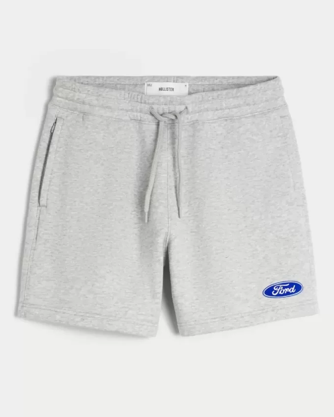 Pantaloncini Hollister Feel Good Fleece a metà coscia Ford Graphic
