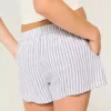 Pantaloncini Hollister Livvy in misto lino a vita bassa Pantaloncini Hollister Livvy in misto lino a vita bassa
