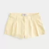 Pantaloncini Hollister Livvy in misto lino a vita bassa Pantaloncini Hollister Livvy in misto lino a vita bassa