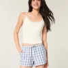 Pantaloncini in cotone Oxford con cravatta