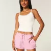Pantaloncini in cotone Oxford con cravatta