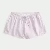 Pantaloncini in cotone Oxford con cravatta