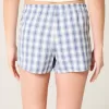 Pantaloncini in cotone Oxford con cravatta