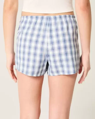 Pantaloncini in cotone Oxford con cravatta