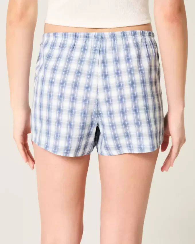 Pantaloncini in cotone Oxford con cravatta