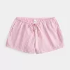 Pantaloncini in cotone Oxford con cravatta