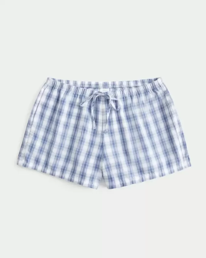 Pantaloncini in cotone Oxford con cravatta