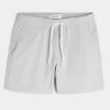 Pantaloncini in misto lino a metà coscia