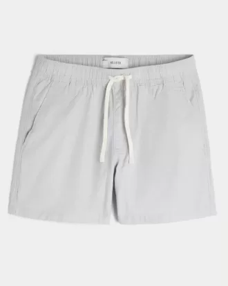 Pantaloncini in misto lino a metà coscia