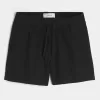 Pantaloncini in misto lino a metà coscia