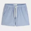 Pantaloncini in misto lino a metà coscia
