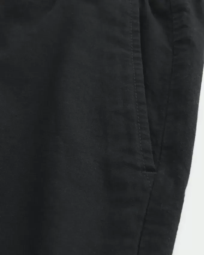 Pantaloncini in misto lino a metà coscia
