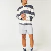 Pantaloncini in misto lino a metà coscia