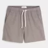 Pantaloncini in misto lino a metà coscia