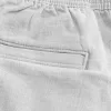 Pantaloncini in misto lino a metà coscia