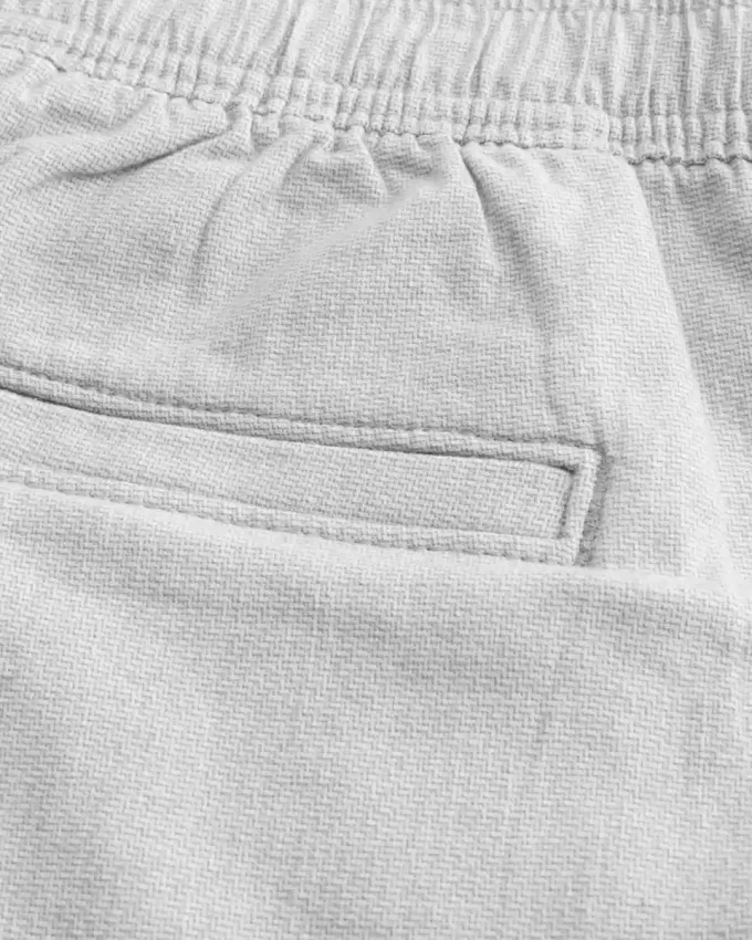 Pantaloncini in misto lino a metà coscia