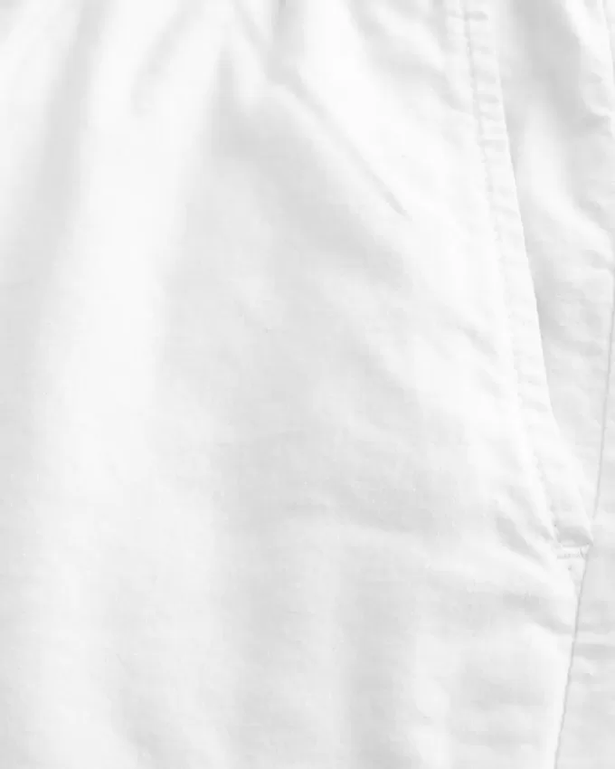 Pantaloncini in misto lino a metà coscia