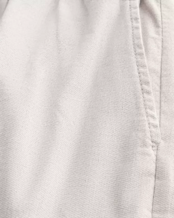 Pantaloncini in misto lino a metà coscia