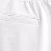 Pantaloncini in misto lino sopra il ginocchio