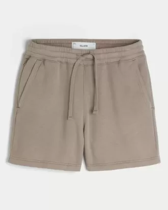 Pantaloncini in pile a metà coscia