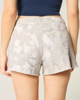 Pantaloncini in pile mimetico mini