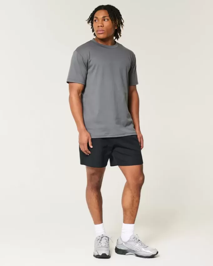 Pantaloncini in pile rinfrescanti a metà coscia