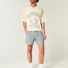 Pantaloncini in seersucker a metà coscia