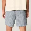 Pantaloncini in seersucker a metà coscia