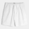 Pantaloncini in seersucker sopra il ginocchio