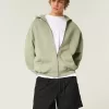 Pantaloncini in twill a metà coscia