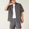 Pantaloncini in twill a metà coscia